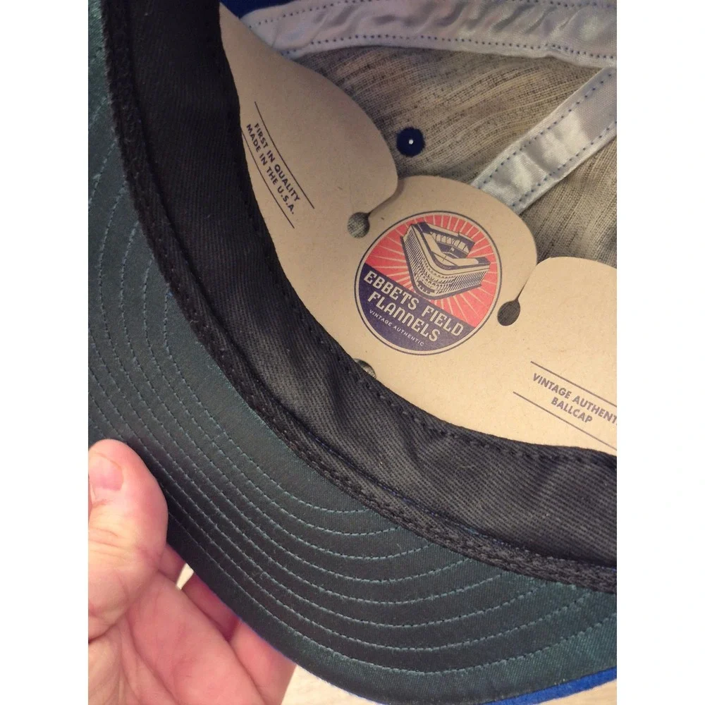 Ebbets Field Flannels Jackie Robinson Brooklyn Dodgers‎ #42 Blue Wool Hat USA